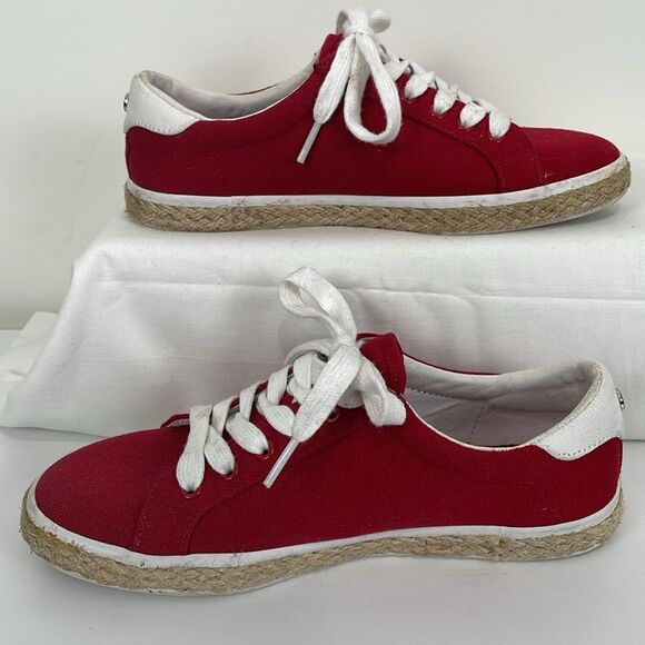 Tommy Hilfiger Sneakers Women’s 6.5 Red Espadrille Shore - Picture 5 of 7